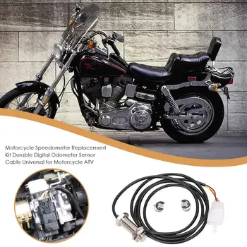 Motocicleta Vitezometru Kit de Înlocuire Durabil Kilometraj Digital Senzor Cablu Universal pentru Motociclete ATV-uri