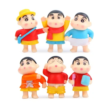 4.6-4.8 cm PVC Creion Shinchan Figura Jucărie, Drăguț Crayon Shin Chan Acțiune Figura Modele de Desene animate Anime Copil Jucarii si cadouri