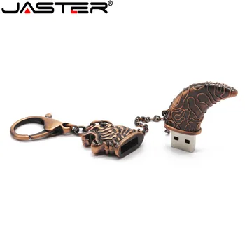 JASTER Breloc Metalic 64GB 32GB 16GB 8GB 4GB Damasc Cuțit, Pumnal Dool USB 2.0 Flash Drive rezistent la apa Cadou
