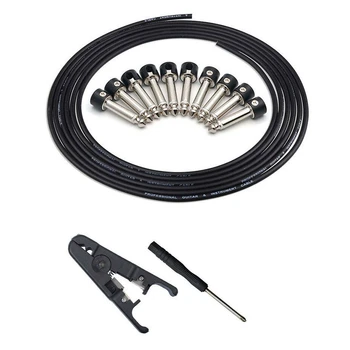 Solderless Conectori Design Cablu De Chitara Diy Chitara Pedala Patch Cable Kit