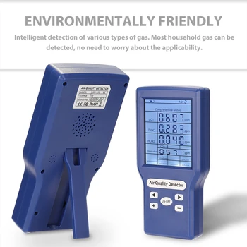Detector de CO2 Analizor de Gaze ppm CO2 Metru Mini Dioxid de Carbon Detector Multifunctional de Calitate a Aerului Tester Monitor baterie Reîncărcabilă