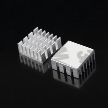 50pcs Mulțime de Mini Adeziv Aluminiu Radiator Radiator radiator 14x14x6mm Cooler Pentru Memorie Cooler de Chipset.