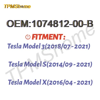 Masina Senzor TPMS 1074812-00-B a Presiunii în Anvelope Sistemul de Monitorizare pentru Tesla Model 3 Model S Model X 433MHz TyreAirMonitor 107481200B