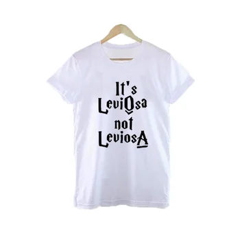 Tricou Femme este Leviosa Nu Leviosa Magic Tumblr Moda Funny T-shirt Femei Harajuku Punk Topuri