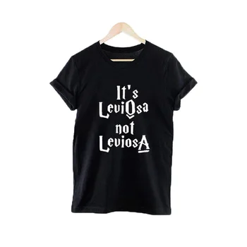 Tricou Femme este Leviosa Nu Leviosa Magic Tumblr Moda Funny T-shirt Femei Harajuku Punk Topuri