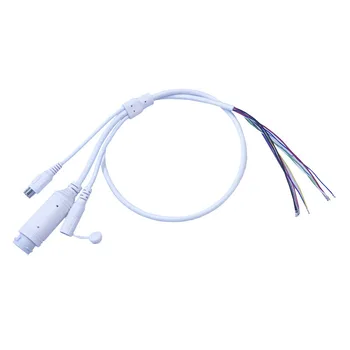 POE 48V Cablu de Rețea cu Audio 11-core POE Cablu Audio de Monitorizare aparat de Fotografiat de Rețea Coada Cablu cu Audio