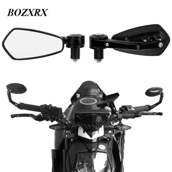 BOZXRX 1 pereche Universal Motocicleta Oglindă CNC Aluminiu oglinda Retrovizoare se Potrivește 7/8