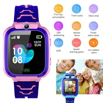 Q12 Copii Ceas Inteligent 9 Limbi Smartwatch Pentru Copii Student Foto Copii Cadou Apel De Voce De Chat Fată Băiat Ceasuri Inteligente