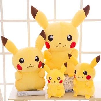 2020 TAKARA TOMY Pokemon Pikachu Jucării de Pluș Jucarii moale Japonia Film Pikachu Păpuși Anime de Craciun Cadouri de Ziua de nastere pentru Copii