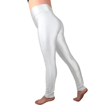 CUHAKCI Noi 2020 Înaltă Talie Jambiere Bomboane Culori Fluorescente Strălucitoare Legging pentru Femei Plus Dimensiune Casual Yrousers de sex Feminin Elastic Pantaloni