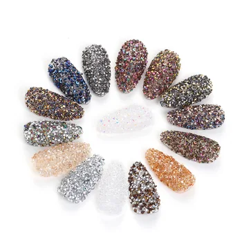 Unghii Pixie Piatra Micro cristal caviar pietre de particule de Unghii crystal cristale părți strasuri pentru DIY decoratiuni de arta unghiilor
