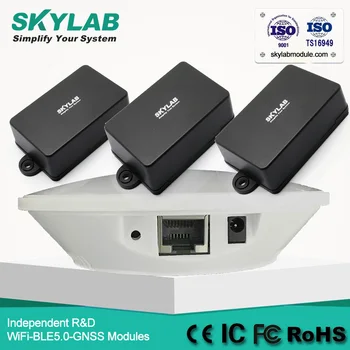 SKYLAB TD05A 100M BLE Bluetooth Gateway Wireless WiFi Bridge Punct de Acces WiFi Repeater Bridge, 300Mbps Range Extender