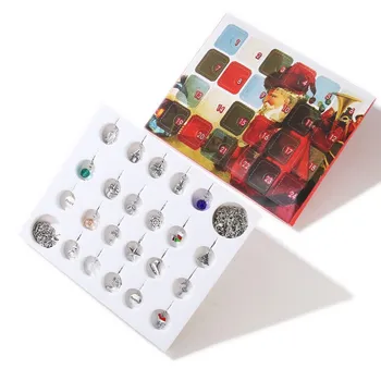 Crăciun fericit Apariția Farmec Calendar cu Farmecele pentru DIY Brățară Colier Bijuterii de Luare Copii Femei Cadouri Cadou