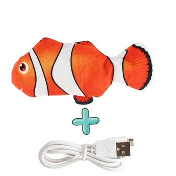 Electronice Animal de casă Pisică Jucărie Electric de Încărcare USB de Simulare Pește Jucării pentru Pisica Câine Guma de Joc Musca Consumabile Dropshiping