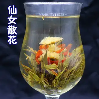 16 Piese De Ceai De Flori 2020 Diferite Flori Lucrate Manual Înflorit Ceai Chinezesc Înflorire Bile Pe Bază De Plante Meserii Flori Ambalare Cadou