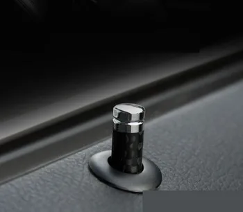 Styling auto Pentru Volvo S40 S60 S70 S80 S90 V40 V60 V90 XC60 XC90 Fibra de Carbon de Blocare a Ușii Stick Pin Capac Interior Auto Accesorii