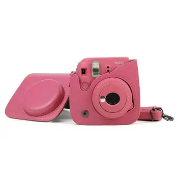 Pentru Fujifilm Fuji Instax Mini 8 9 aparat de Fotografiat de Film din Piele PU Geantă Umăr Caz Acoperire Culori Sac Protector