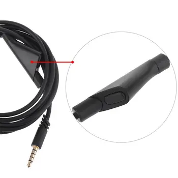 Înlocuit Audio Casti Cablu cu Funcție de Control al Volumului pentru Astro A10 A40 G233 Gaming Headset Accesorii