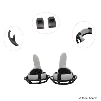 1pair Capac de Protecție Anti-Accident Anti-Șoc VR Cușcă rezistentă la Zgârieturi Controller Cadru Ușor de Paza Solid Pentru Oculus Quest 2