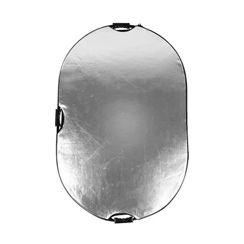 1 buc 80*120cm 5 In 1 Oval Studio Foto Reflector Iluminat Moale Bord Pliabil Fotografie în aer liber Reflector Lumina de Umplere Bord