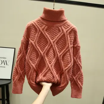 2020 guler gros pulover doamnelor liber lână grosier cămașă de bază