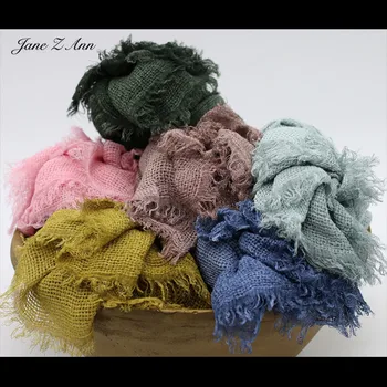Jane Z Ann copil Nou-născut folie de-a lua fotografii de plasă elastic moale prosop de hârtie decorative pătură, coș de umplere 90x200cm