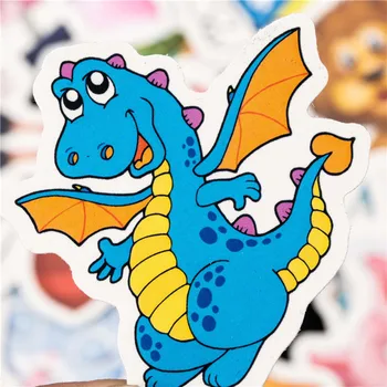 100BUC Animal Autocolante de Desene animate Lume Submarin Copil Set de stickere Pentru Copii în Caz de Călătorie Laptop Notebook Toy Anime Autocolante