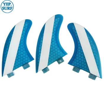 Barbatanas quilhas de Surf FCS G5 din Fibră de sticlă de tip Fagure Aripioare SUP Consiliului Fin Tri Set fibra de Carbon Surf Aripioare