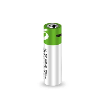 Capacitate mare de 1.5 V AA 2600 mWh USB baterie reîncărcabilă li-ion baterie pentru telecomanda mouse-ul mic ventilator Electric jucărie baterie + Cablu