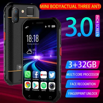 SOYES S10 Mini Waterproof Smartphone NFC 3GB memorie 32GB 1900mAh 4G Android 6.0 MTK6737 GPS Amprente Fata ID-ul de 5MP Telefon rezistent la Socuri