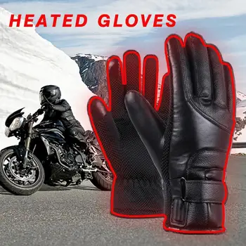 Mănuși de iarnă Mănuși de Cald Touch Ecran Mănuși Încălzite USB Încălzire Electrică Motocicleta de Echitatie Biciclete fără Trepte de Călire Mănuși