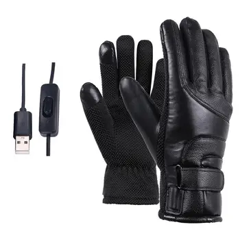 Mănuși de iarnă Mănuși de Cald Touch Ecran Mănuși Încălzite USB Încălzire Electrică Motocicleta de Echitatie Biciclete fără Trepte de Călire Mănuși