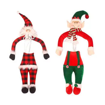 Moș Crăciun, Elfi Drăguț Papusa Papusa Moale Pom De Crăciun Acasă Mall Decor Consumabile 2021 Anul Nou