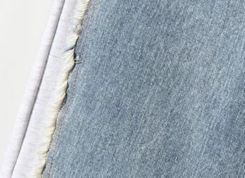 [MEM] Îmbinat Tricotat Bavuri Denim de Înaltă Talie Pantaloni Noi Vrac se Potrivi Pantaloni de Femei de Moda, Valul de Primavara Toamna anului 2021 1DD3505