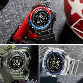 SMAEL Sport Mens Watch Multi-Funcții Digitale Ceasuri de mana Barbati de Moda Impermeabil Casual, Ceasuri Electronice Ceasuri de mana Omului