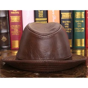 SILOQIN Autentice din Piele de Calitate Pălărie de Iarnă Tendință Om Primul Strat de piele de Vacă Pălării Pălării de Moda Femeie Brand Sombrero Casquette