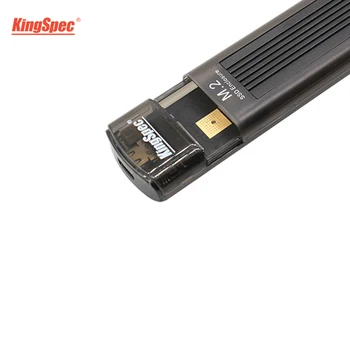Noi KingSpec M. 2 PCIe NVME SSD Cabina de Caz de Tip C 3.1 GEN2 10Gbps SSD Mobile Hard Disk Cutie Externe Cabina pentru M. 2