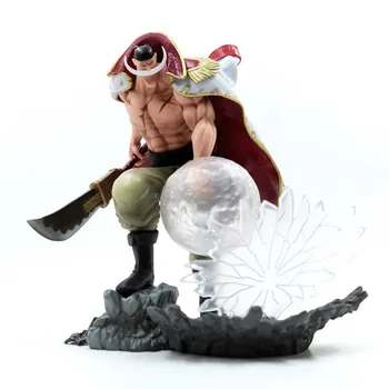 23cm Anime One Piece barbă albă Piratii Edward Newgate Luptă versiunea cu Paloș de Acțiune Figura PVC modelul de Colectare de jucării