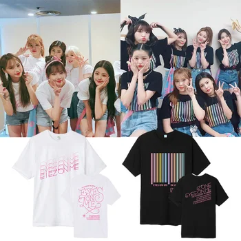 K-Pop IZONE T-Shirt 1 Ochi Pe Mine Concerte, Topuri Tricou Unisex Casual Crew Neck Tee