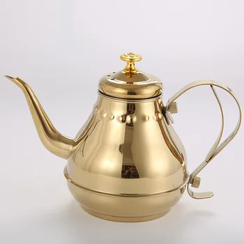 1.8 L/1.2 L din Oțel Inoxidabil Ceainic de Argint aurit Oala Cu filtru de rețea Bucătărie fiert black & green ceai Pu ' er bea apă de încălzire