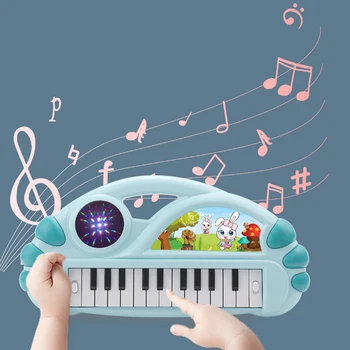 Copil muzică de pian pentru copii pian electronic copii multi funcția de pian de educație timpurie jucarii 0-3 ani