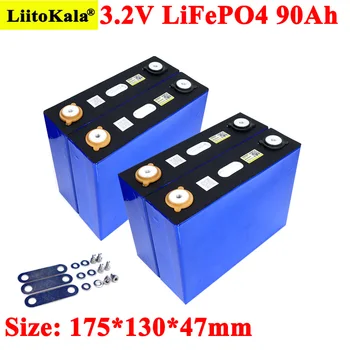 Liitokala 3.2 V 90Ah Baterie LiFePO4 baterie Litiu phospha de Mare capacitate 12V 24V 48V 90000mAh Motocicleta Electrica Auto motor baterii