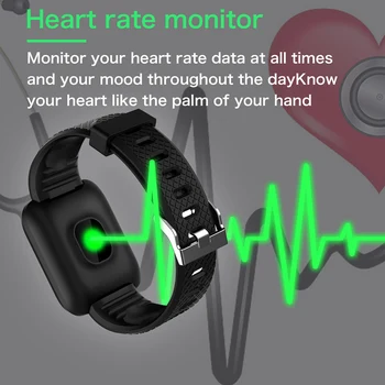 Ceas inteligent Bratara de Fitness Sport Tensiunii Arteriale Rata de Inima Apel Memento Mesaj Pedometru SmartWatch pentru Android, Apple IOS