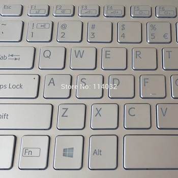 OVY Inlocuire tastaturi tastatura Iluminata pentru SONY Vaio SVF14 SVF14N US English ramă de argint KB 14926402USX AEFI2R000203 VÂNZARE