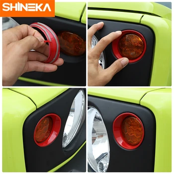 SHINEKA Lampa Hote Pentru Suzuki Jimny JB74 Masina Fața Semnal Rândul său, Lampa Decor Acoperi Autocolante Pentru Suzuki Jimny 2019+ Styling Auto