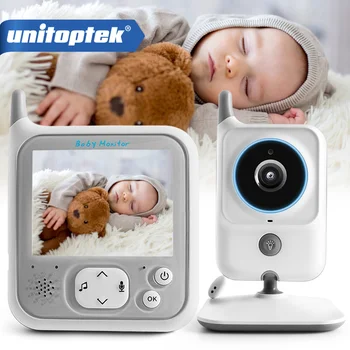 VB607 Wireless 3.2 Inch LCD Audio-Video Baby Monitor Radio Bona Muzica Interfon IR Portabil aparat de Fotografiat Copil Walkie Talkie baby-sitter