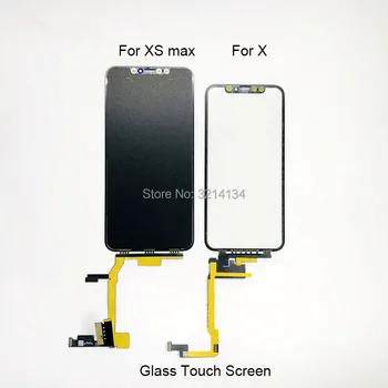 Ecran tactil Digitizer Lentile de Sticlă Panou pentru iPhone X XS Max Repara Rupt Spart Înlocuirea Panoului