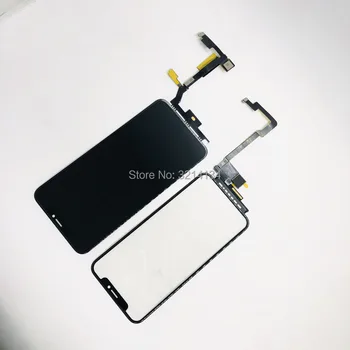 Ecran tactil Digitizer Lentile de Sticlă Panou pentru iPhone X XS Max Repara Rupt Spart Înlocuirea Panoului