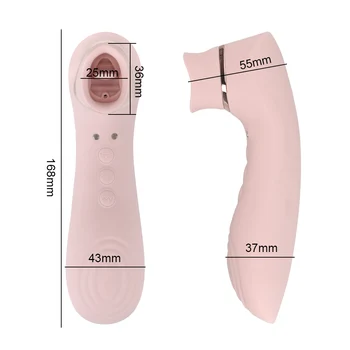 OLO Dual Capul Limba Lins Vibratoare Bagheta Clitoridian Biberon Stimula Vibratoare Jucarii Sexuale pentru Femeile de sex Feminin Masturbari Erotic Jucărie