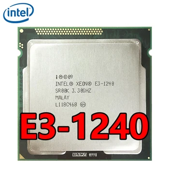 Intel Xeon E3-1240 CPU Quad-Core Procesor Quad-Core 8M Cache 3.3 GHz 80W LGA 1155 E3 1240 Procesor